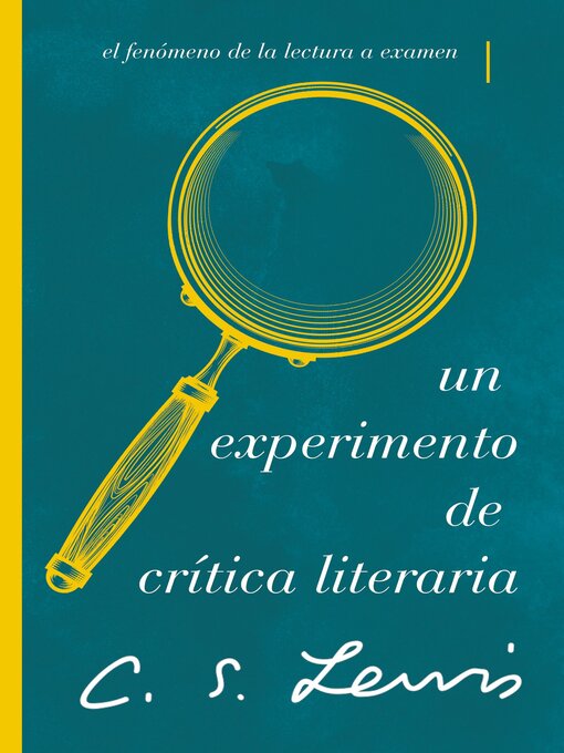 Title details for Un experimento de crítica literaria by C. S. Lewis - Available